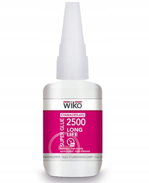 glue SG2500LL Wiko klej cyjanoakrylowy 50g Bardzo Gęsty Premium