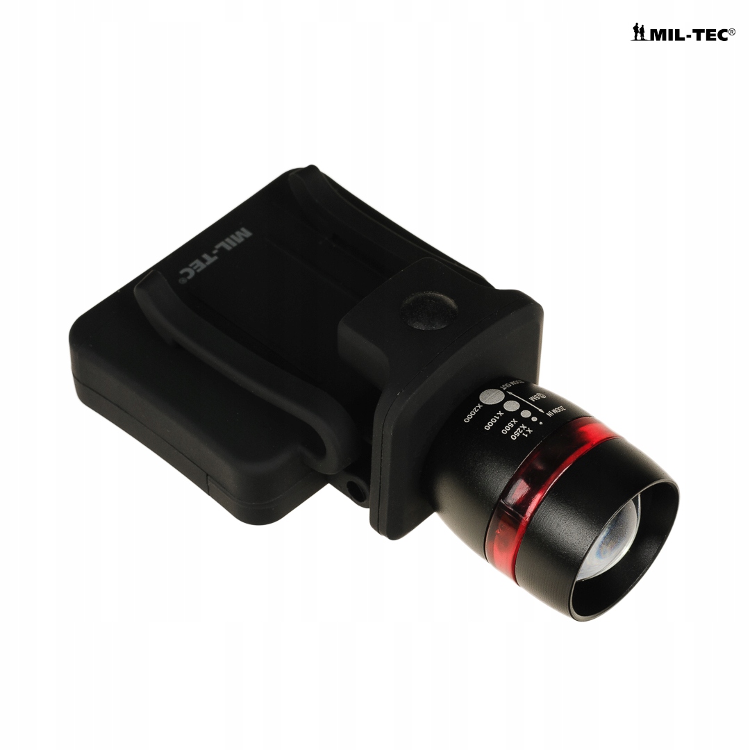 LATARKA CZOŁÓWKA Z Klipsem ZOOM CREE 150lm / 150m Model CAP LIGHT FOCUSABLE