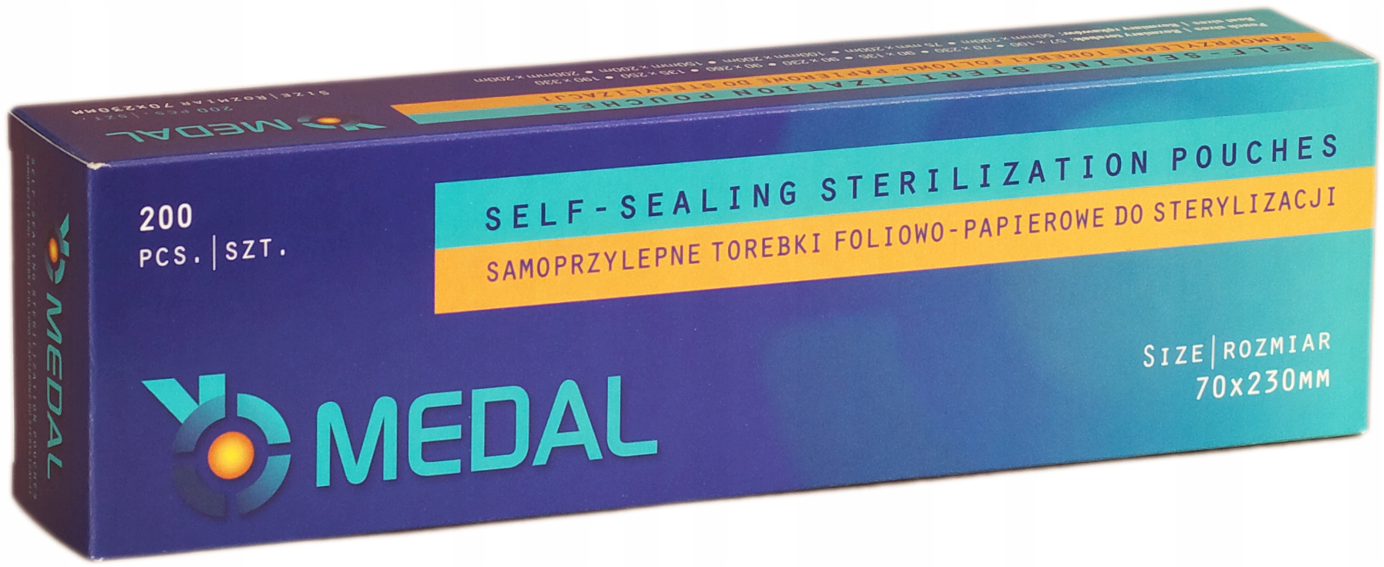 

Torebki Do Sterylizacji Medal 70x230mm (200 szt.)