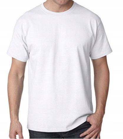 

Koszulka T-shirt Biały 6XL Bawełna