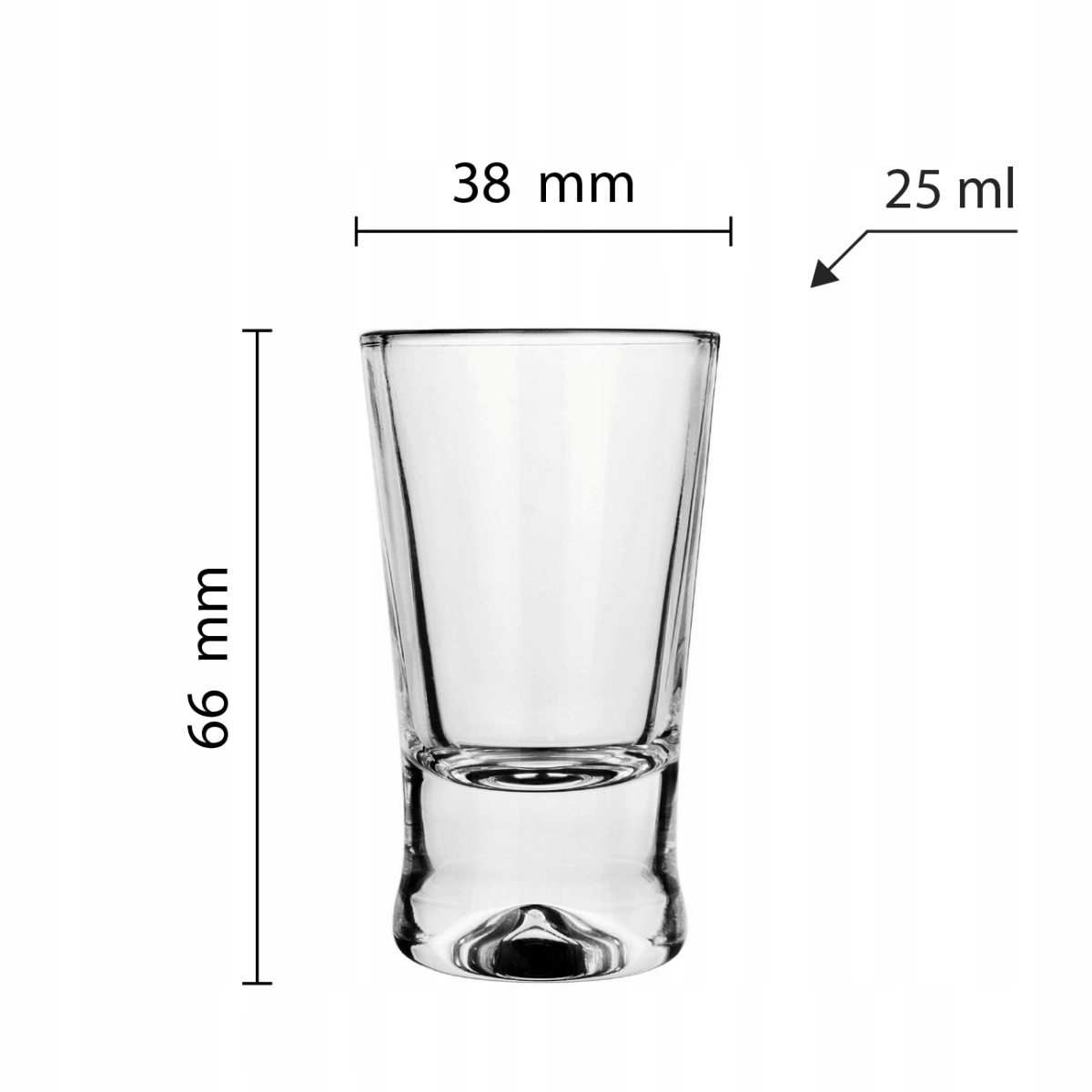 Kieliszki do wódki Shot GLASMARK 6x 25ml X iks Kod producenta 57g0090-0025-0000-00