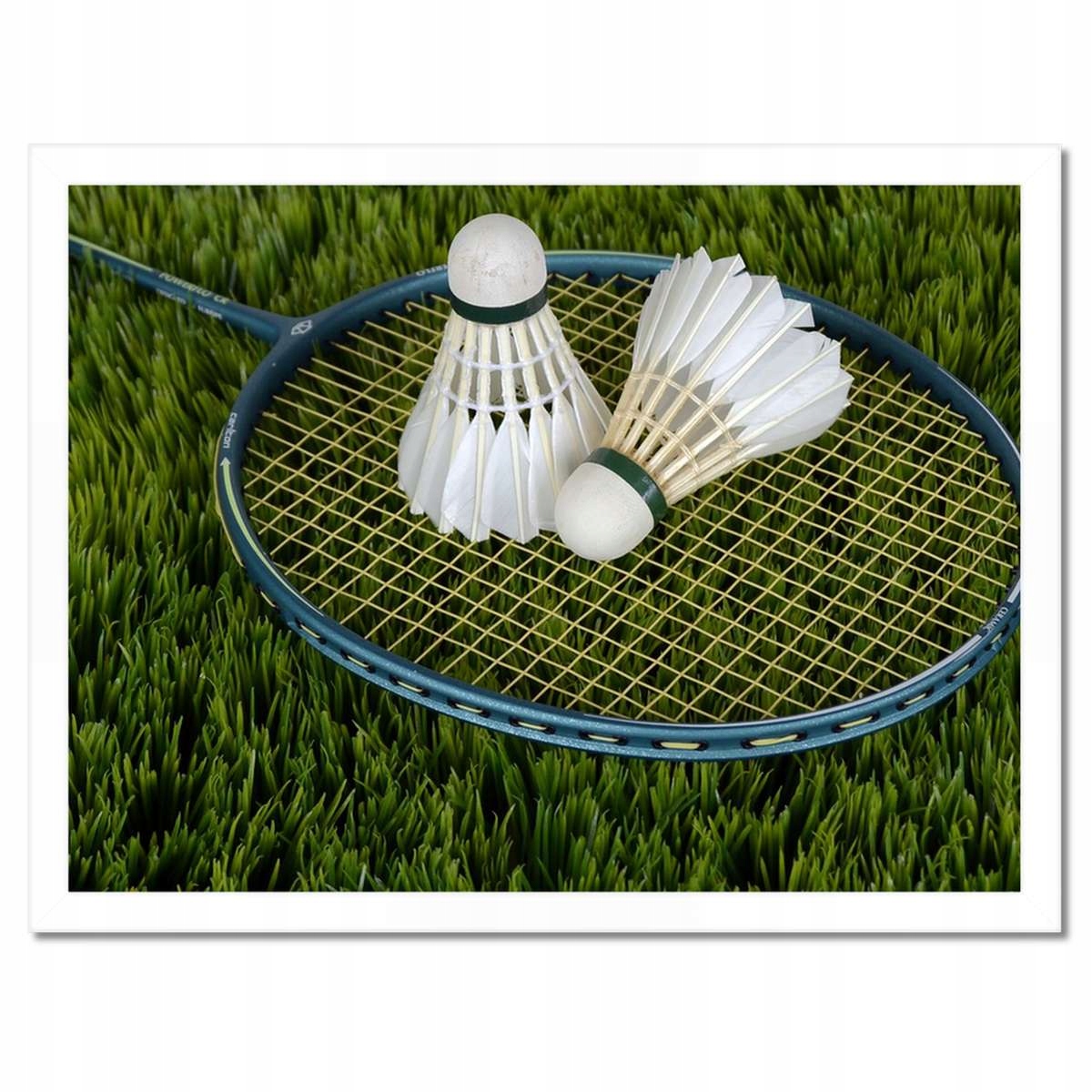 Plakáty v rámu 40x30 Badminton Lotka Raketa