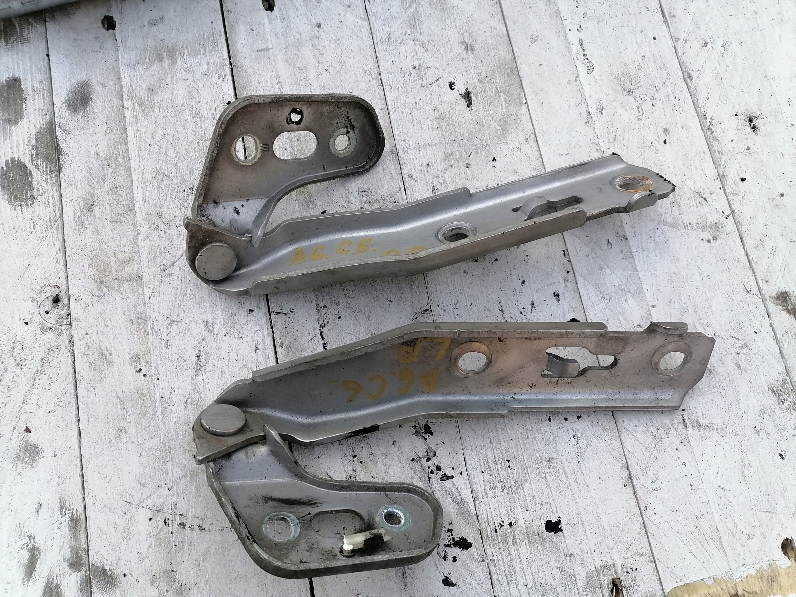A6 C6 hinge bonnets LY7W left or right