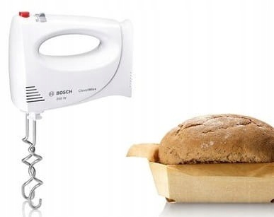 Mikser ręczny Bosch MFQ3030 350W 4 prędkości haki ze stal nierdzewna turbo