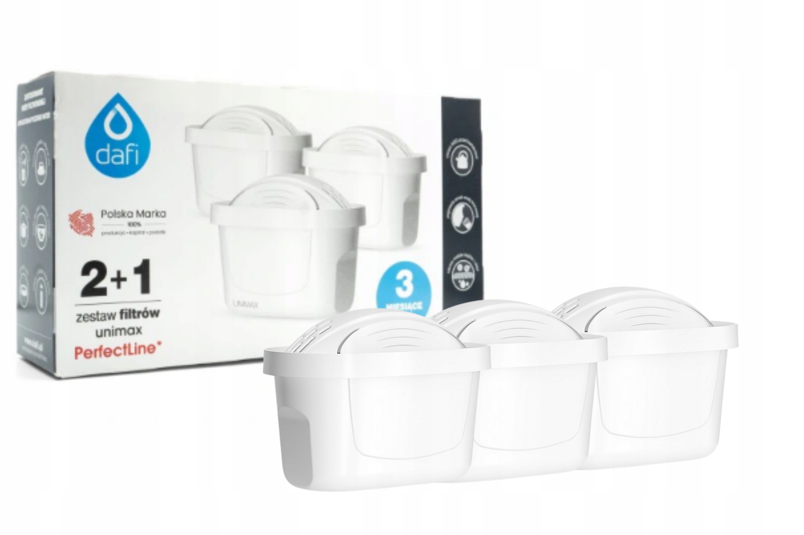 

3 x Filtr Wody Dafi Perfectline Do Brita Maxtra