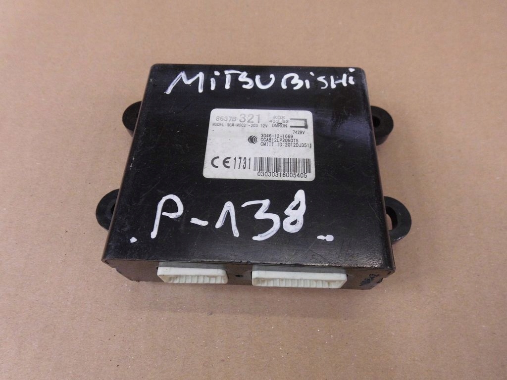 Mitsubishi Outlander III module control unit door bezkluczykowego 8637B321