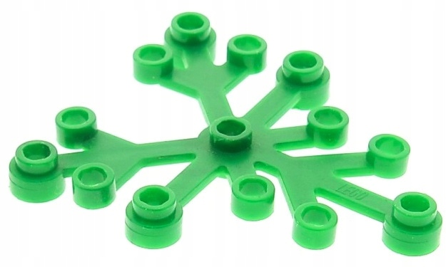 

10581N Lego 2417 6266968 liście 6x5 zielony 1szt