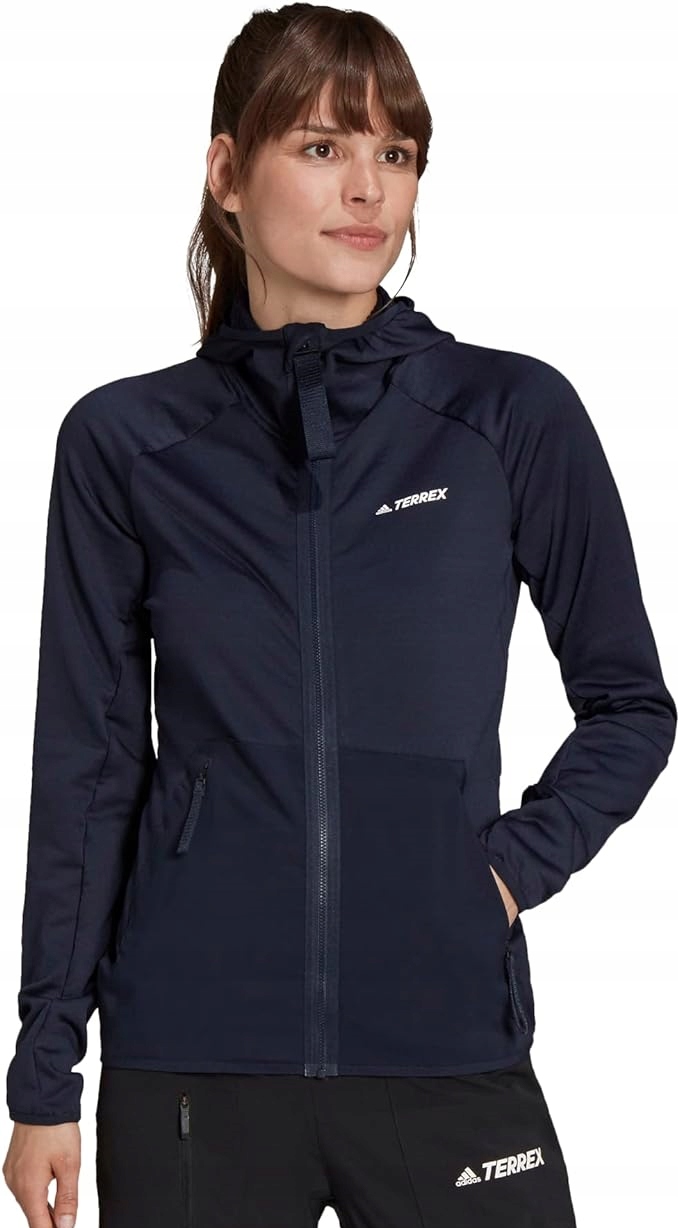 Adidas Terrex Tech Fleece Light Hooded Hiking Jacket GU3809