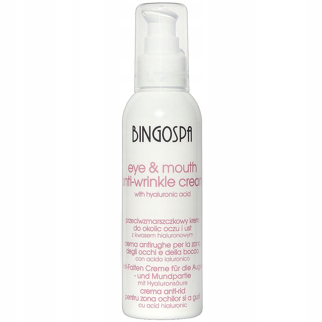 BINGOSPA Krem przeciwzmarszczkowy do oczu i ust z kwasem hialuronowym 135g