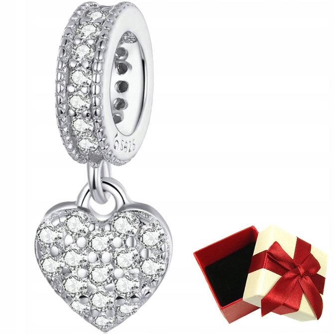 

Charms Wiszące Serce do Pandora srebro 925 koralik