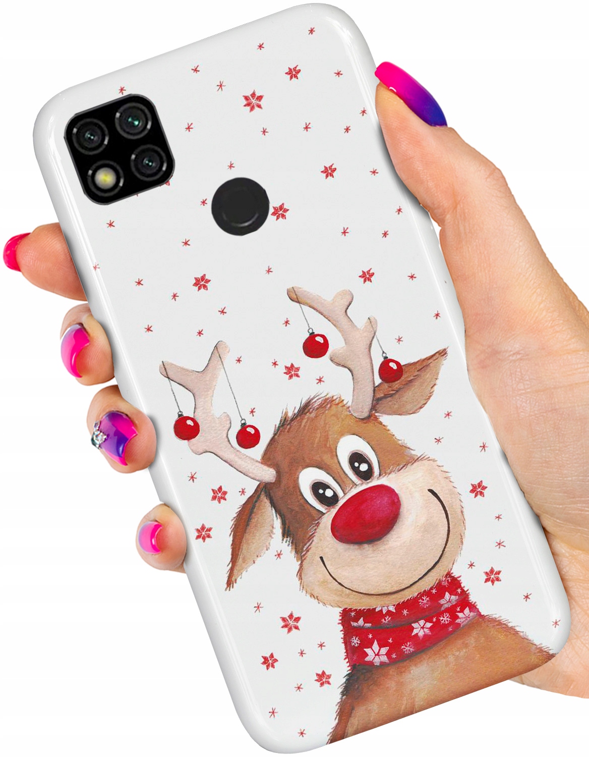 

Etui Świąteczne Case do Xiaomi Redmi 9C Szkło
