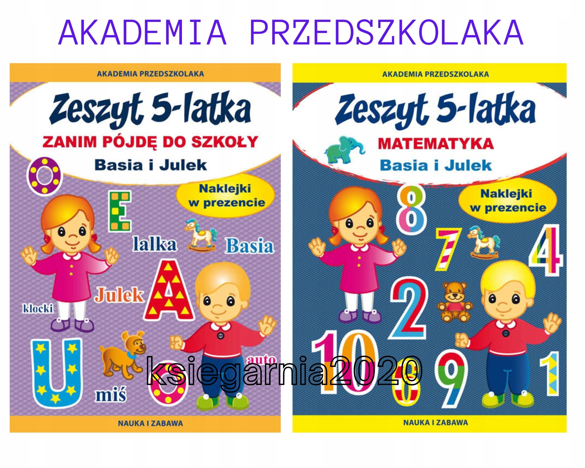 

Zeszyt 5-latka Zanim pójdę do szkoły Basia i Julek