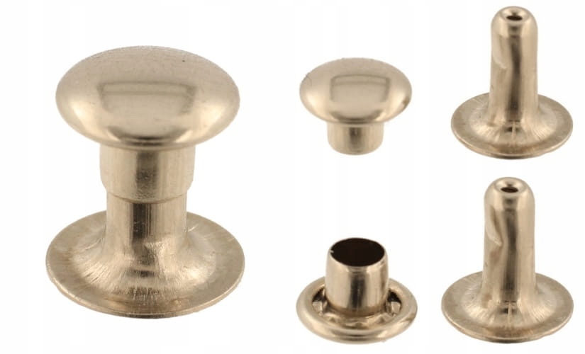 Nit kaletniczy N6 11,1x11,1mm Nity Kapsle 50szt