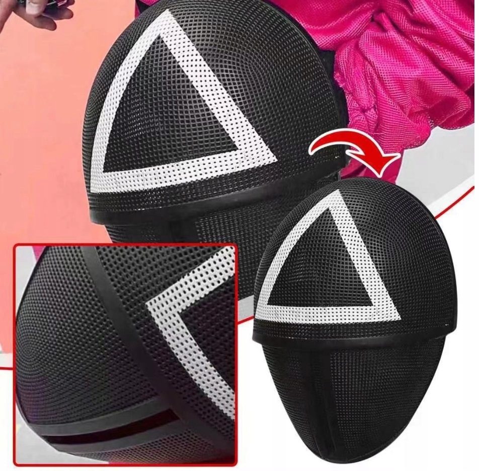 SQUID GAME COSPLAY MASKA TRÓJKĄT KARNAWAŁ Marka Markal