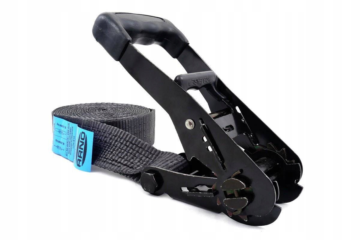 50x10 Arno czarny pas bez haków ściągający mocując