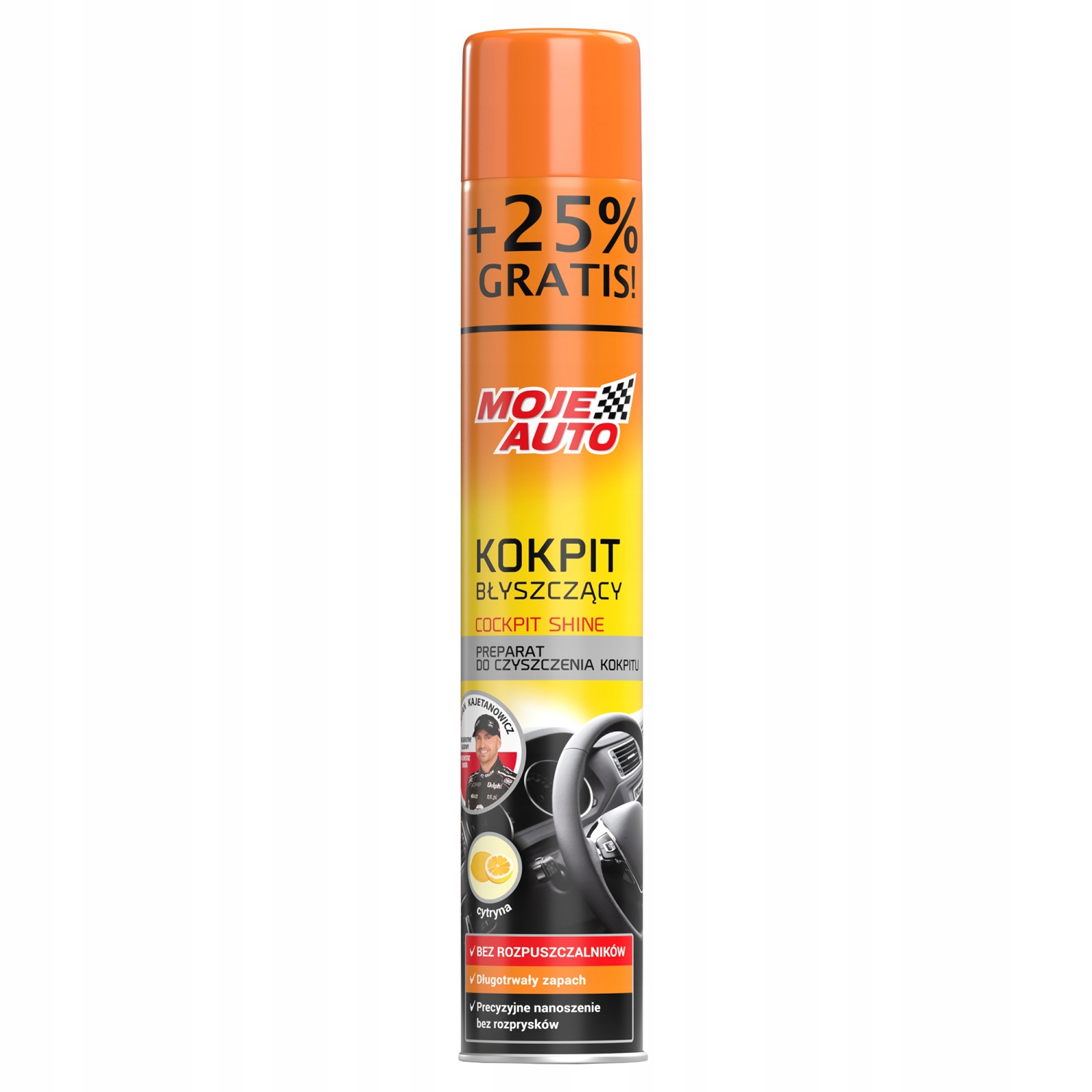Preparat Do Czyszczenia Kokpitu Błyszczącego Moje Auto Cytryna 750ml