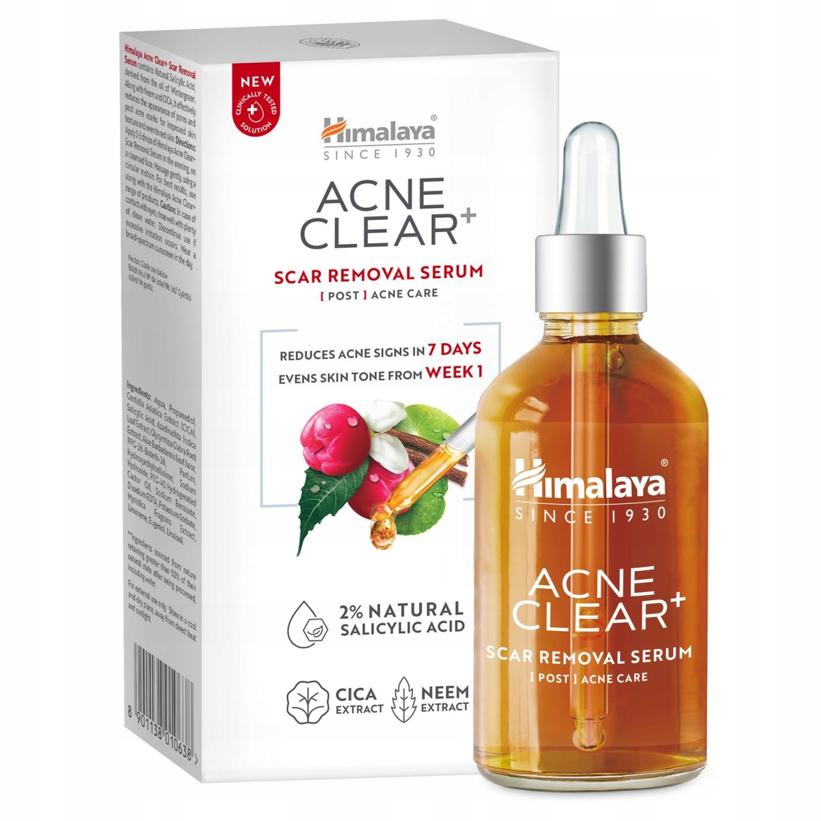 Himalaya Acne Clear+ Sérum Na Jizvy Po Akné 30 ML