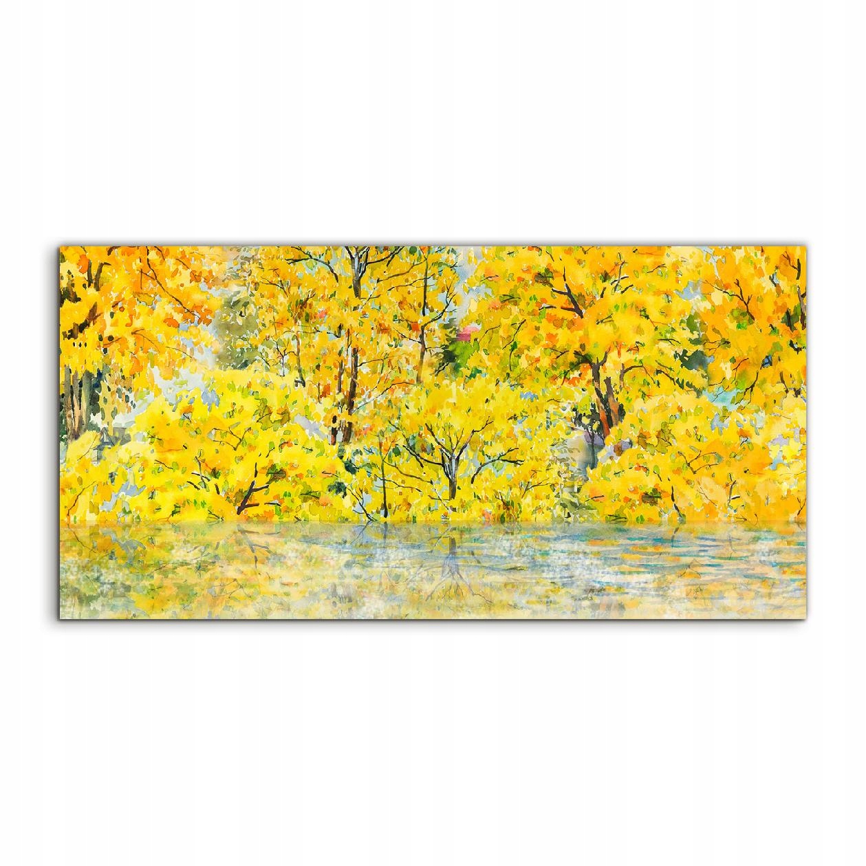 Akrylový obraz 120x60 na stenu Akvarely Krajina