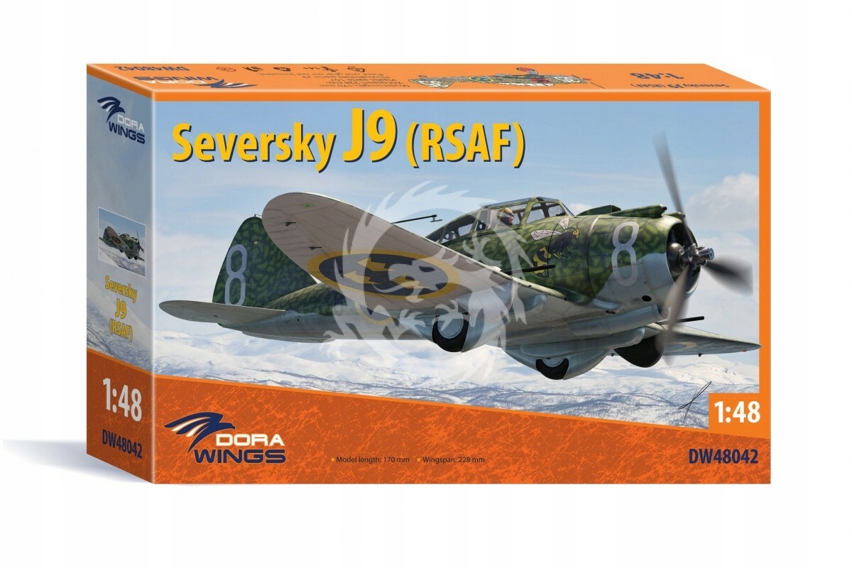 Seversky J9 (rsaf) Dora Wings 48042 v měřítku 1/48