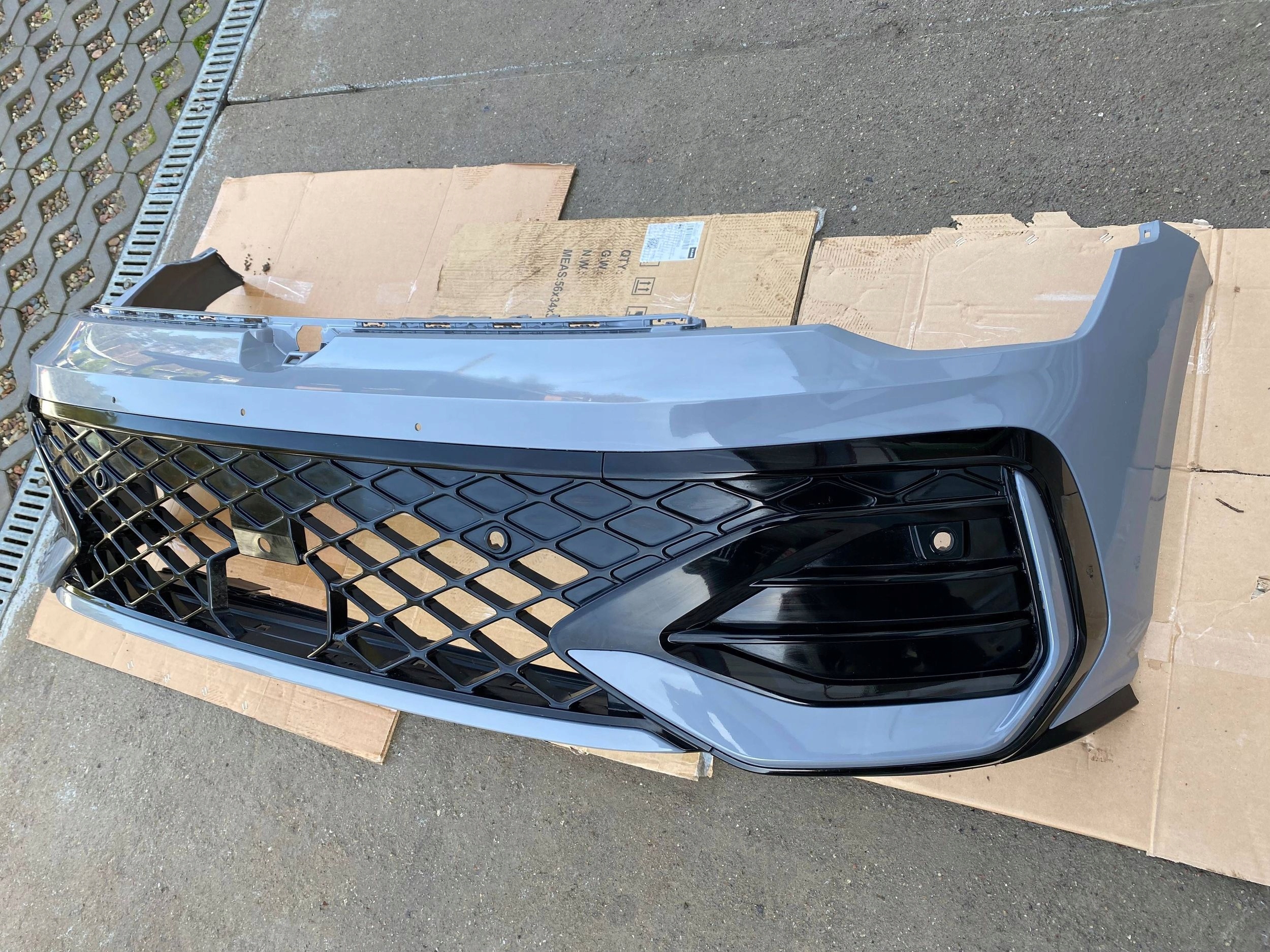 VW GOLF VIII LIFT R-LINE complete bumper front front PDC 5H0807221AB
