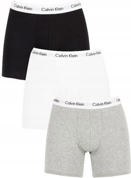 Calvin Klein Pánské Boxerky 3 Balení Originál NB1770A MP1 Dárek Velikost M