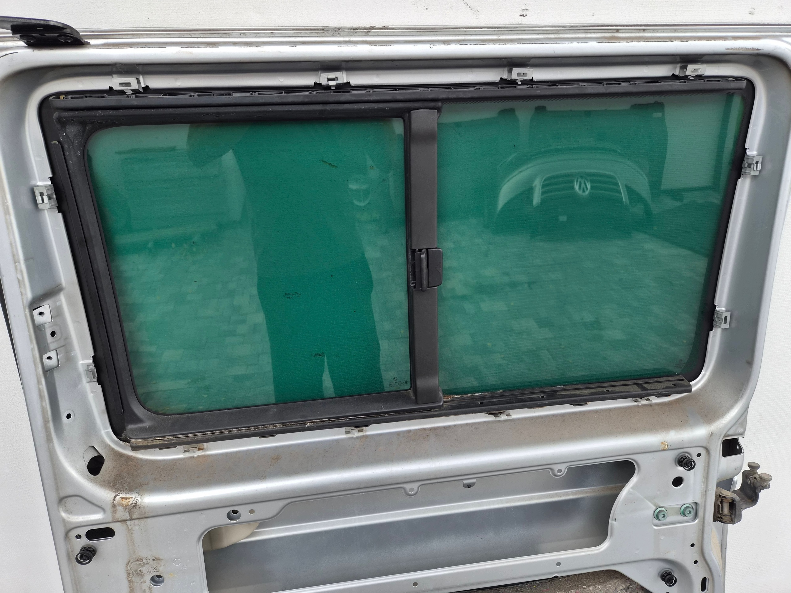 door sliding VW T5 T5 lift side right silver z window