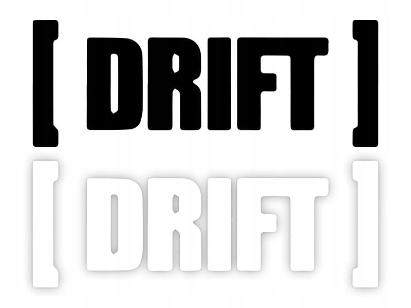 [DRIFT] - Naklejka na samochód na auto KOLOR