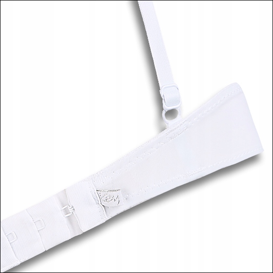 Key biustonosz dla nastolatek 70 CC push up biały Kolor biały