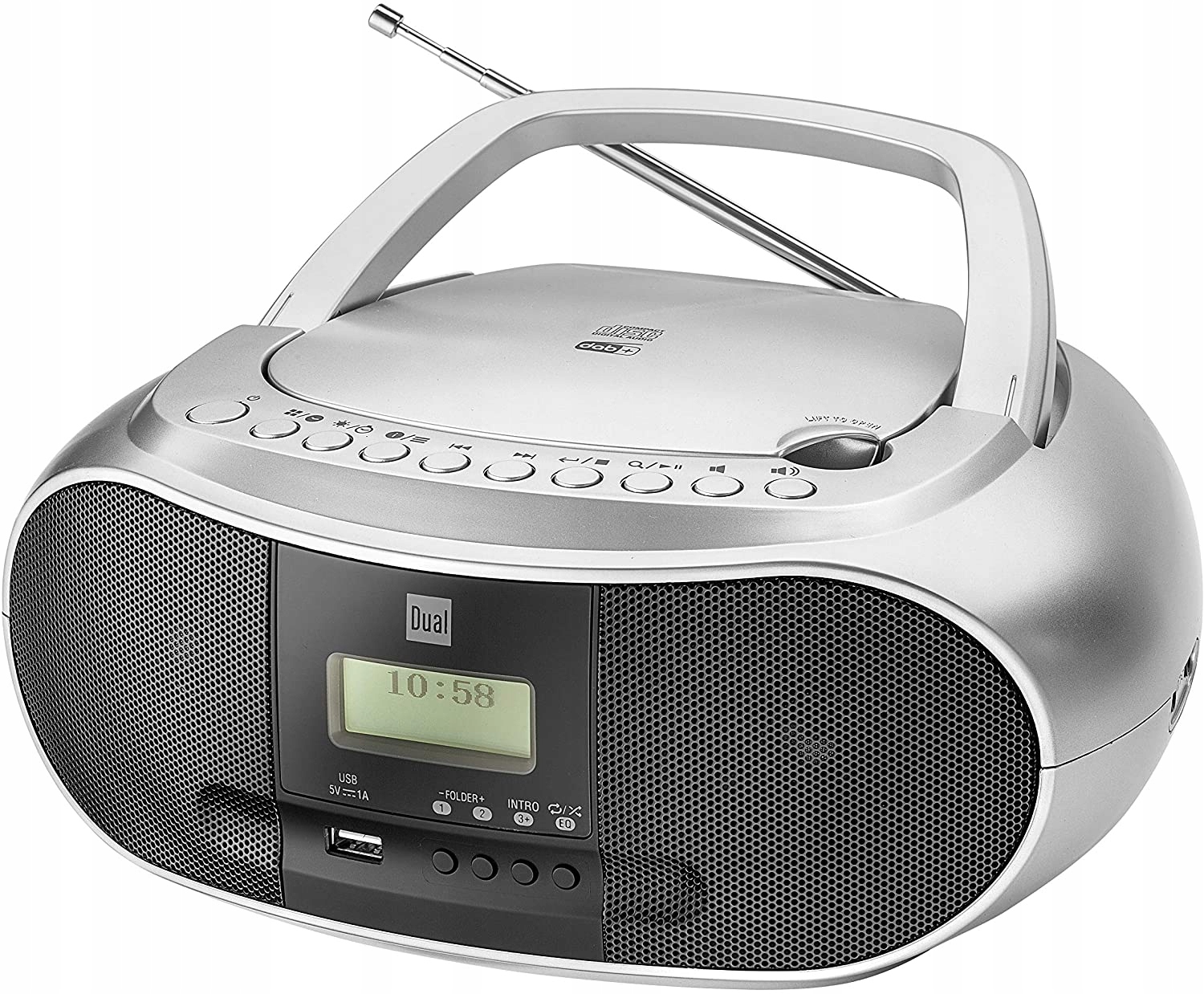 BOOMBOX RADIO CYFROWE DAB+ FM MP3 CD USB