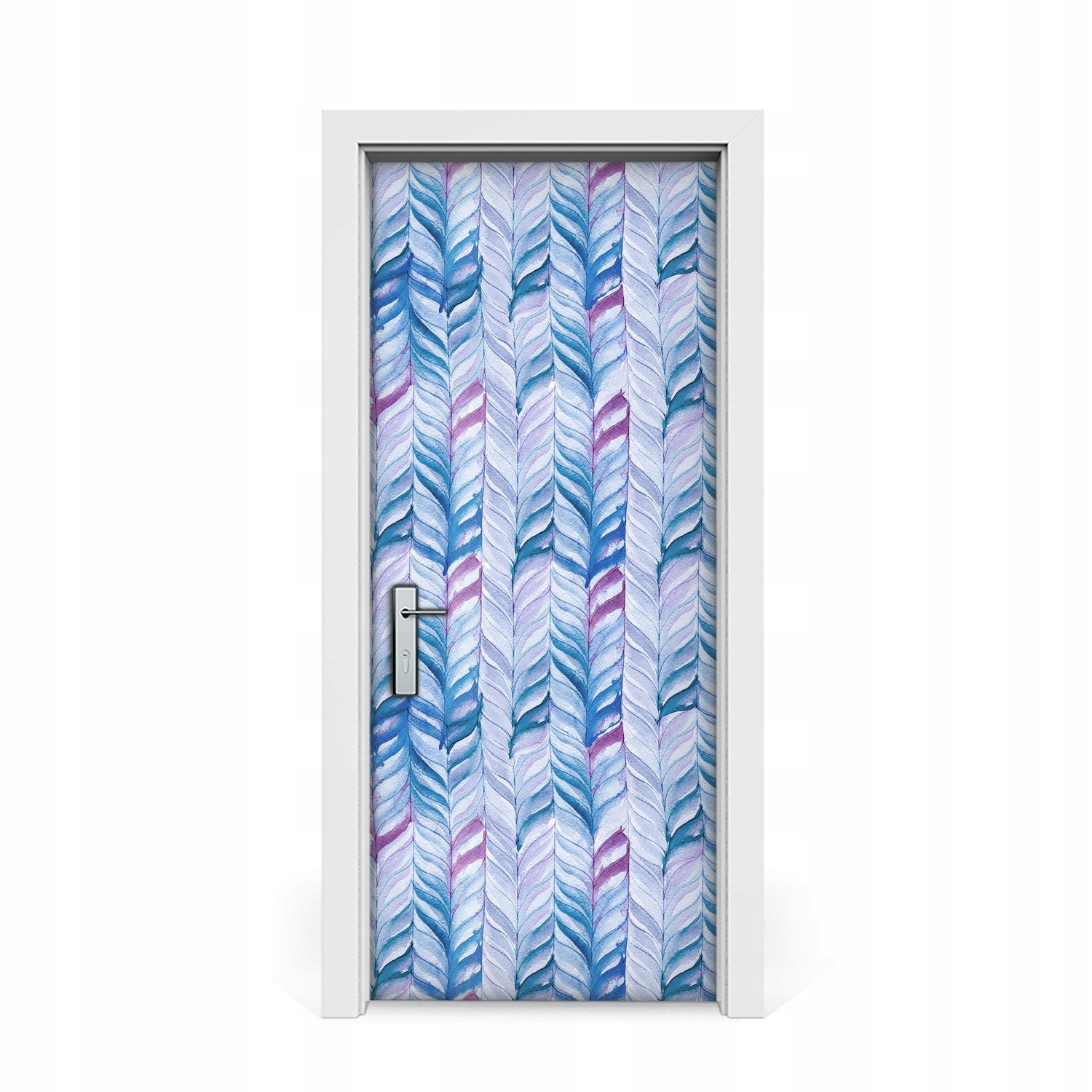 

Naklejka na drzwi okleina Wzór w jodełkę 85x205