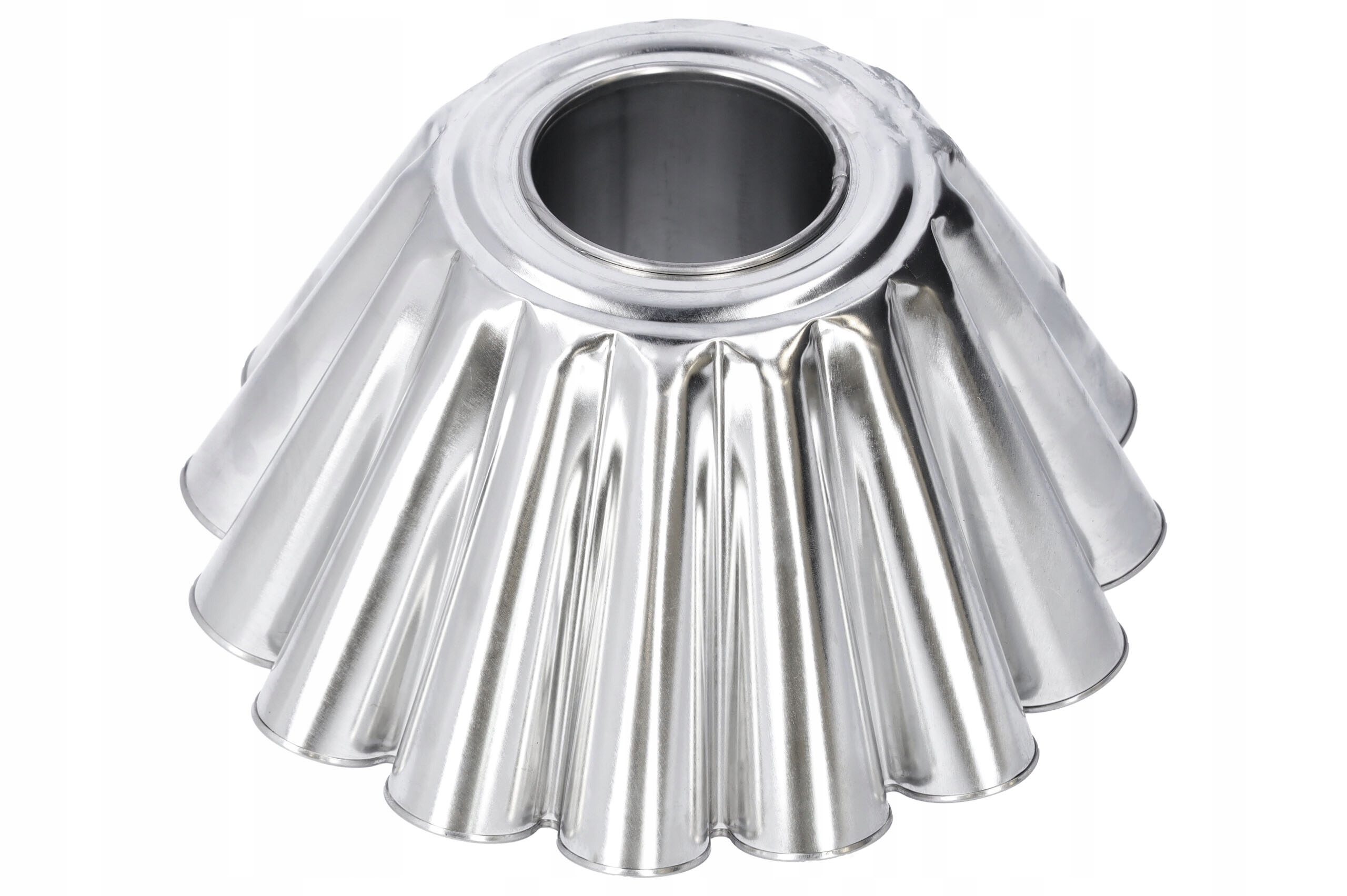 FORMA DO BABKI z tuleją blacha z karbowanym wzorem średnica 22 cm Rodzaj forma do babki