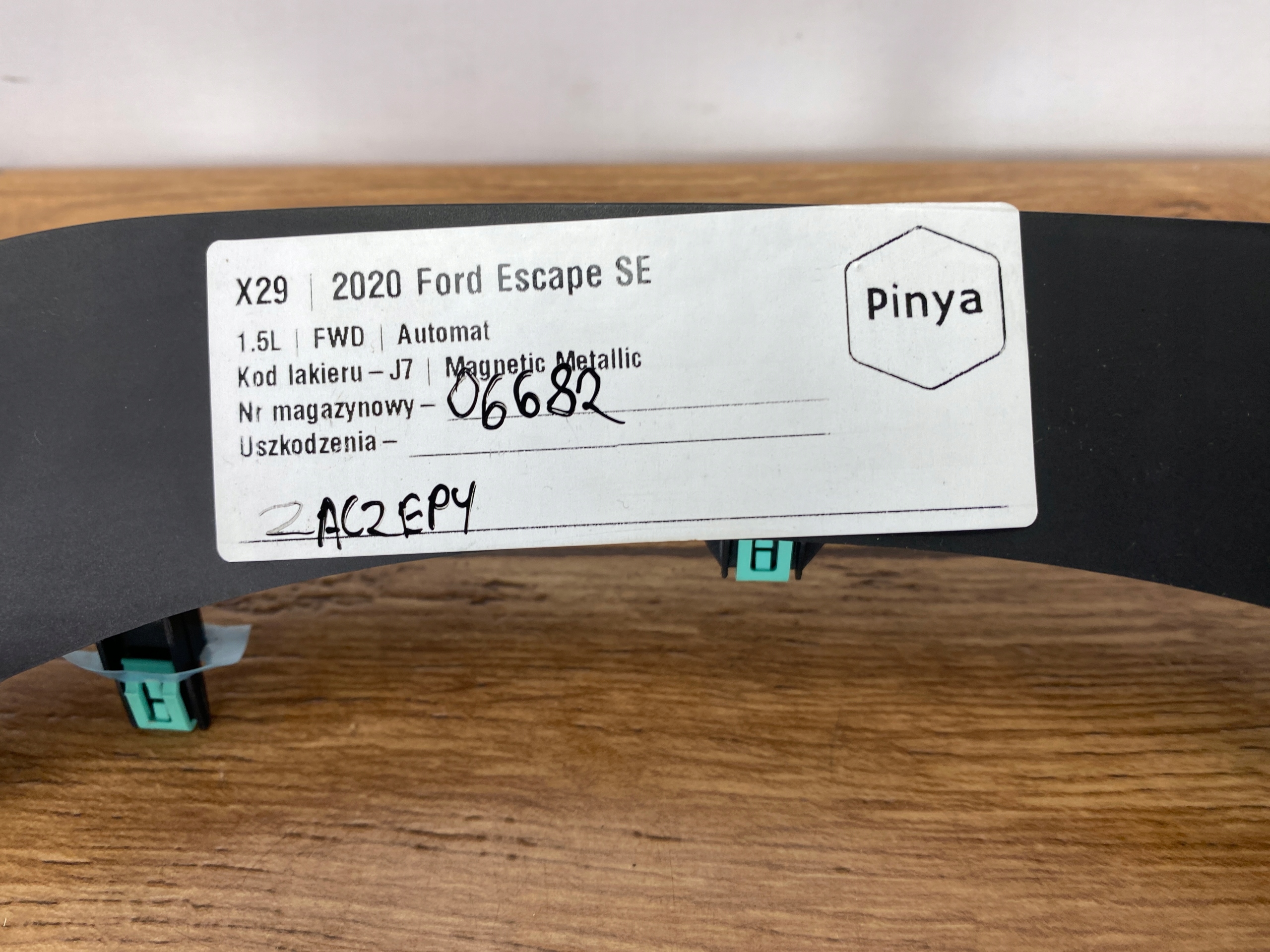 instrument panel frame Ford Escape 2020+ Kuga MK3 USA