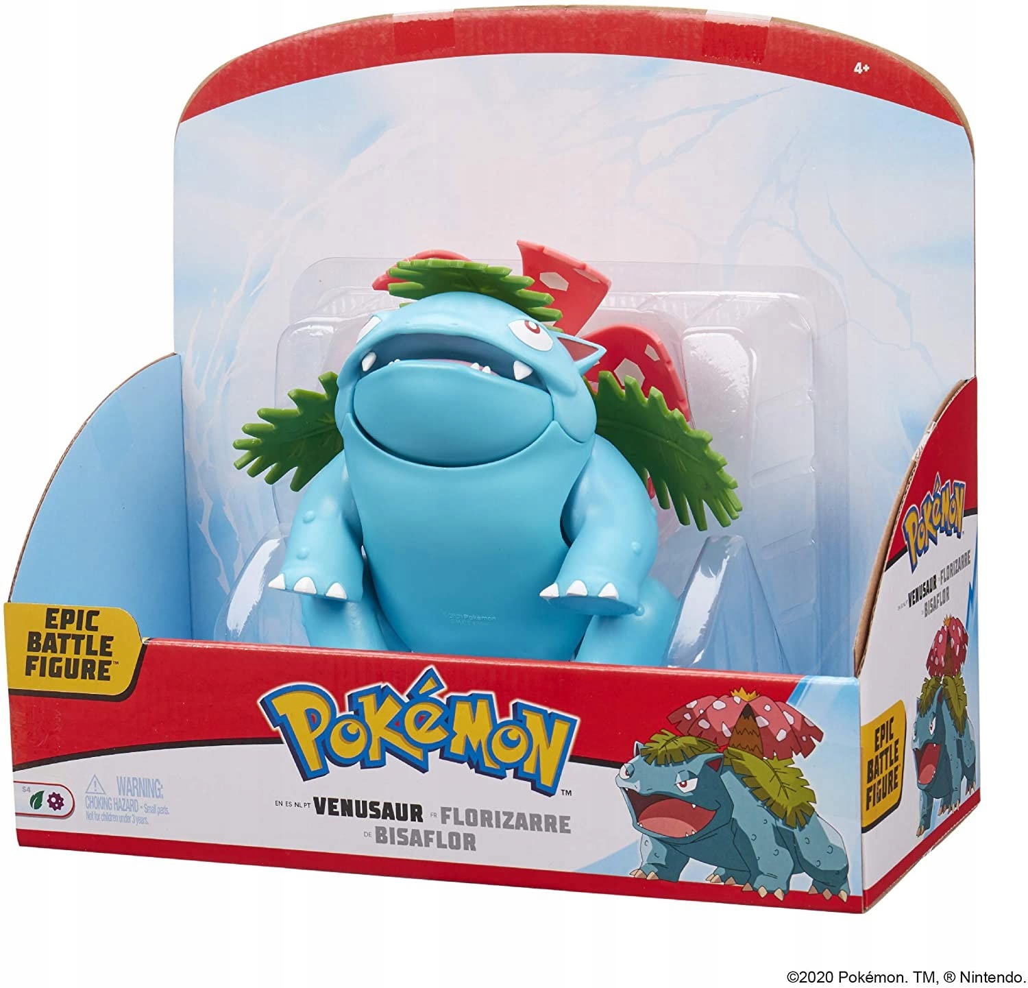 Mega Figurka Pokemon VENUSAUR Epic Batle Bulbasuar