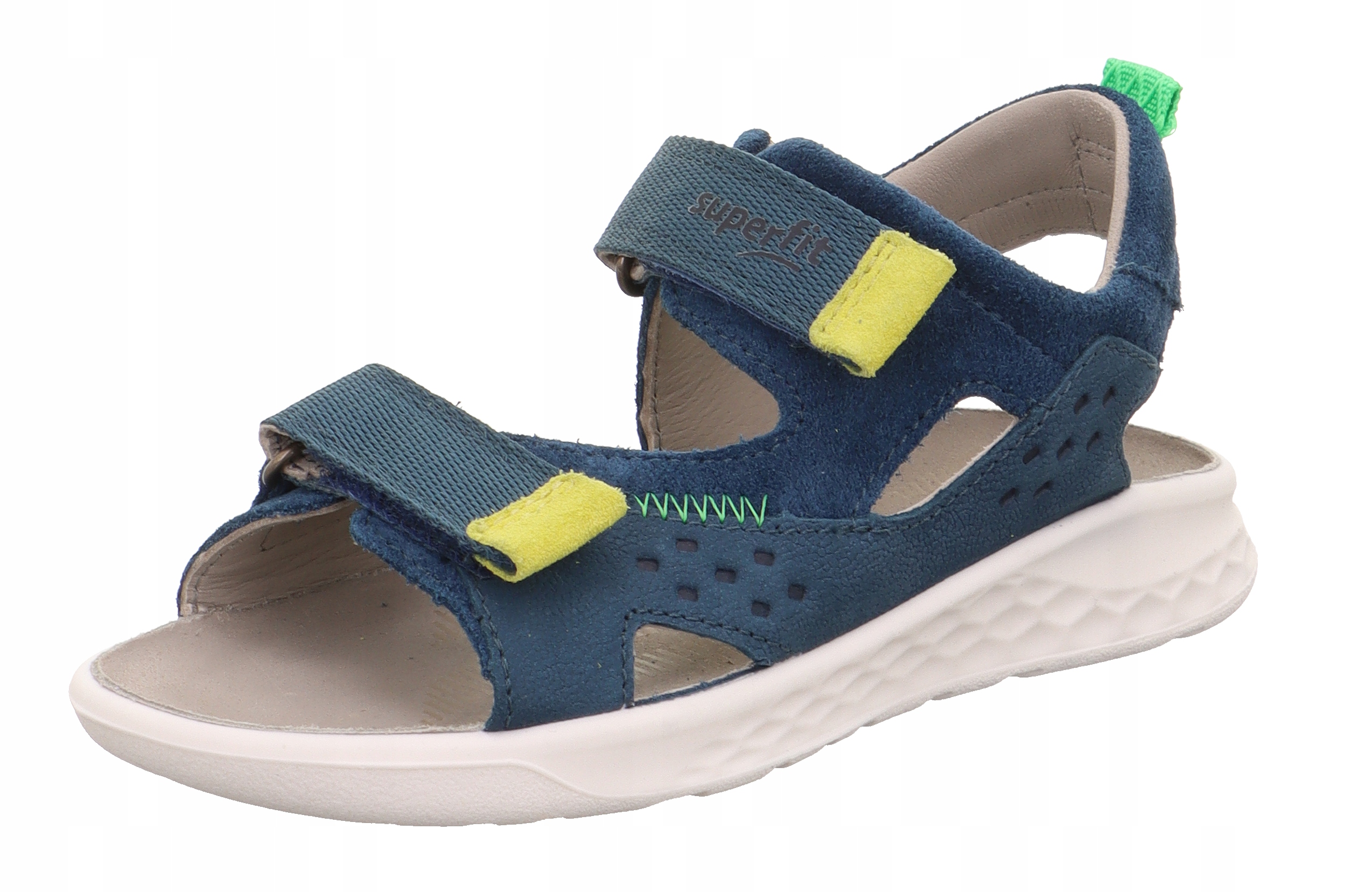 Superfit Sandały 1-001041-8000 Lagoon MIDI Blau/Gelb r.31