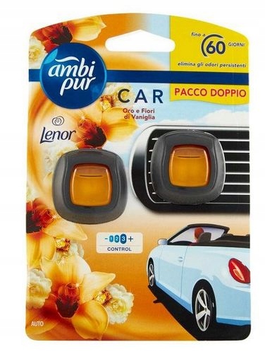 Ambi Pur Car 2X2ML Lenor Wanilia