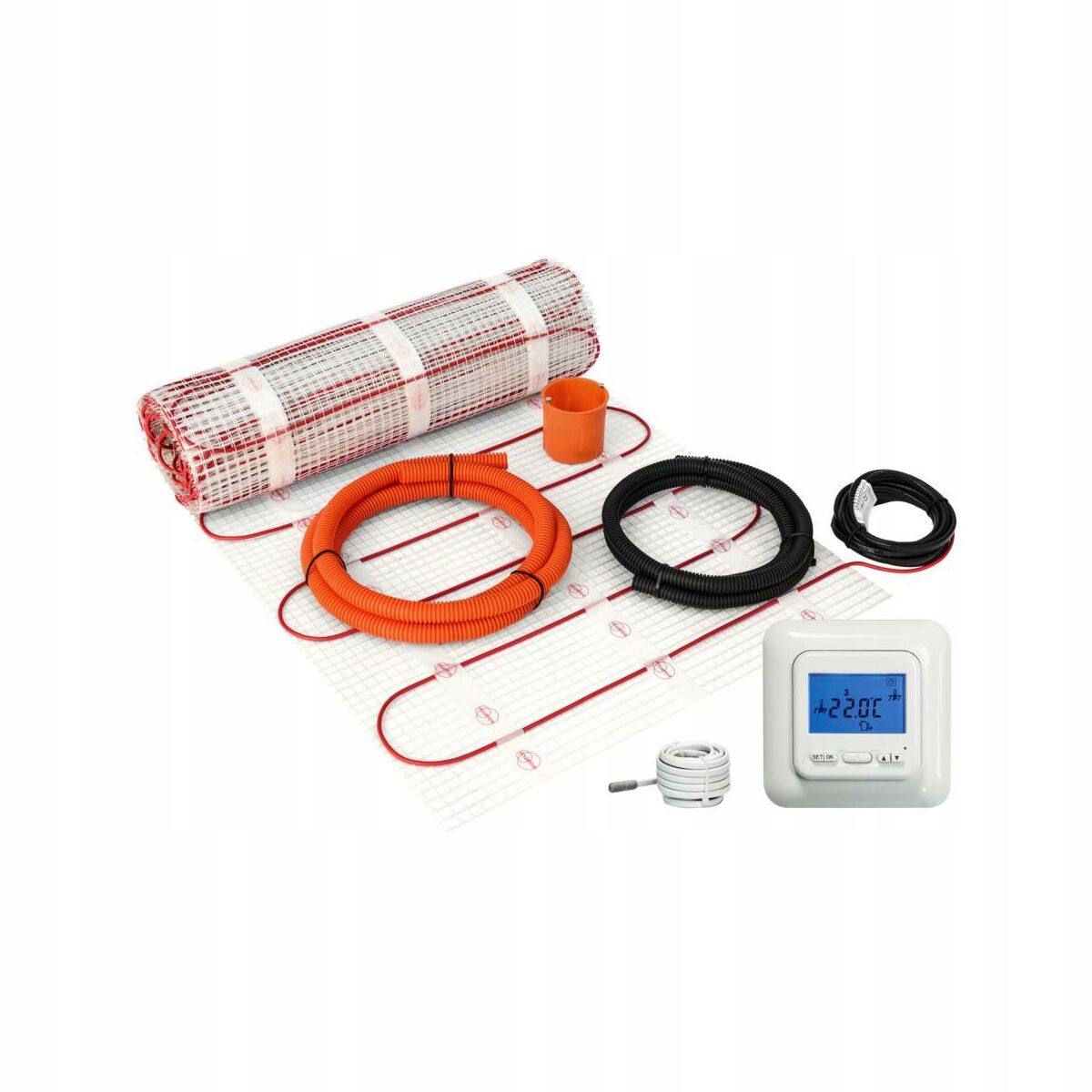 Podlahová vykurovacia rohož 5 m2 800 W s regulátorom P36 Equation