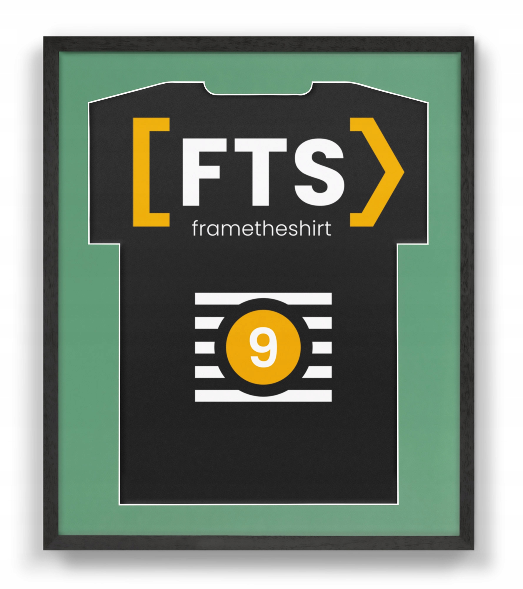 Umělecký rámeček pro sběratelské tričko