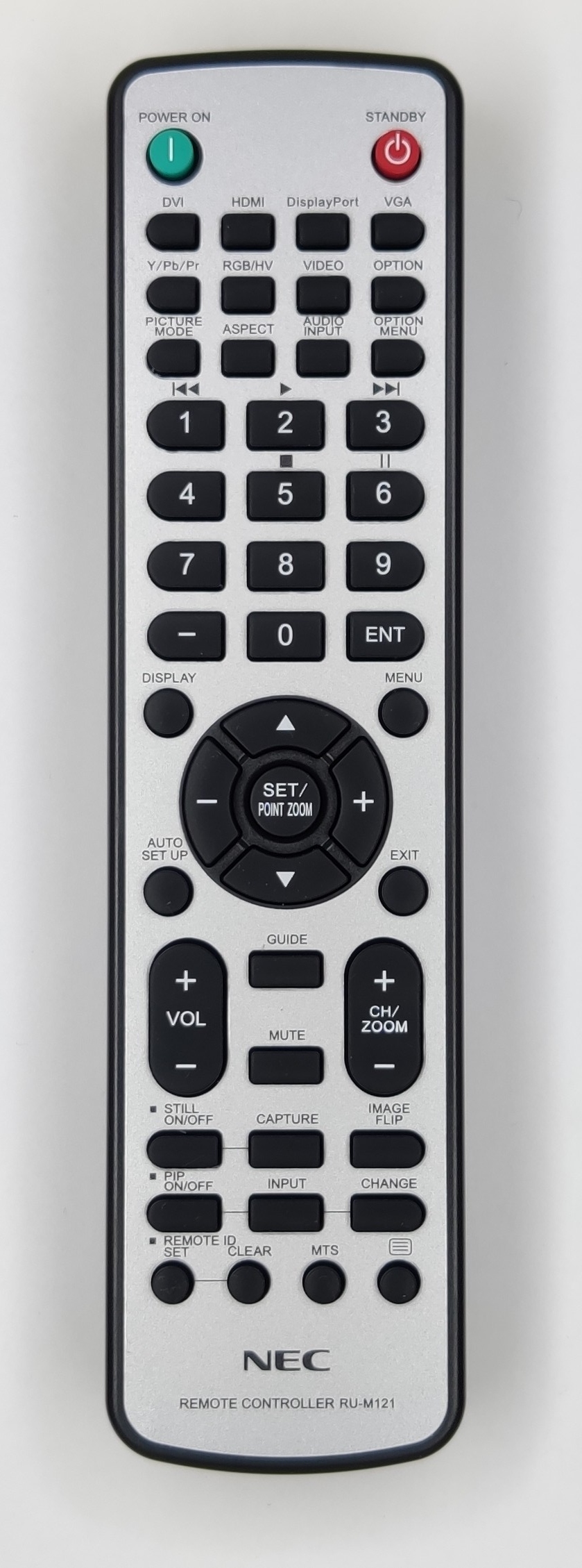 Pilot NEC RU-M121 srebrny EAN (GTIN) 805736031584