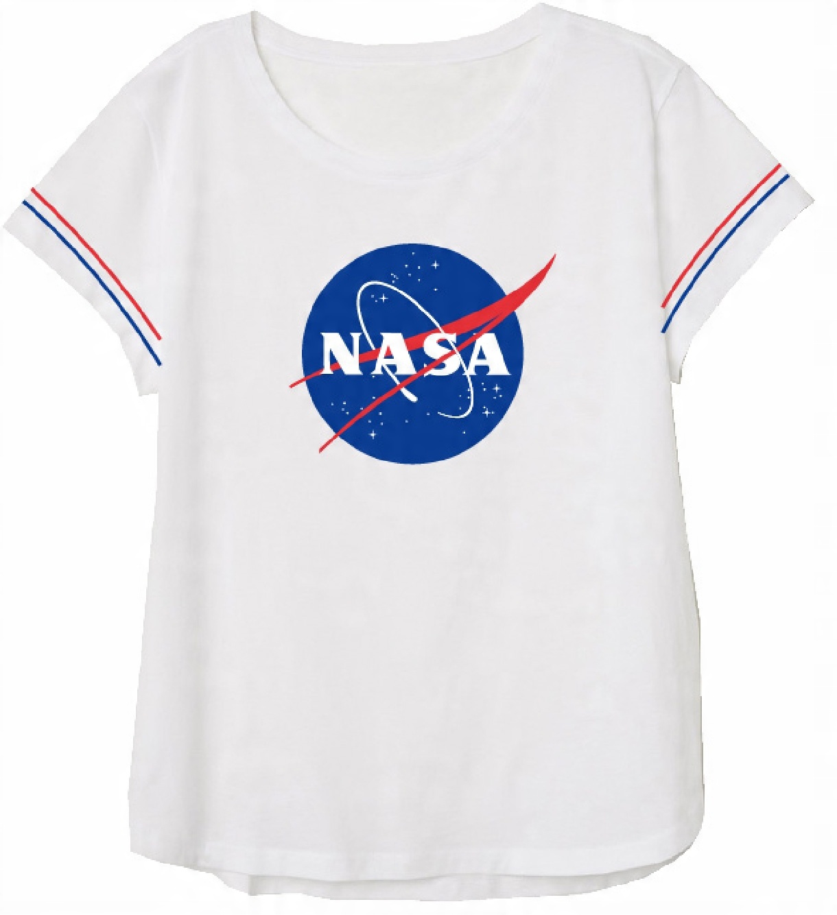 

T-shirt Koszulka Damska Nasa Biała Xs