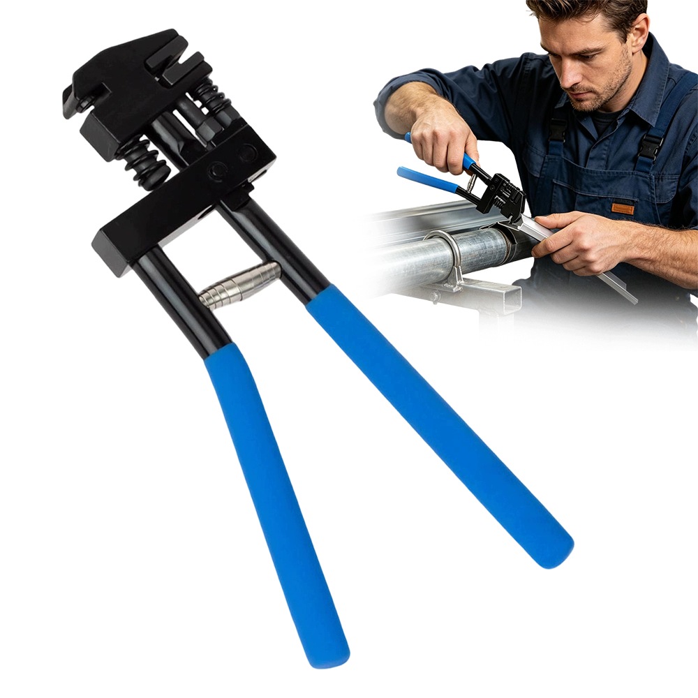 Nýtovací kleště na plech, šířka čelistí 22 mm, stabilní upínání