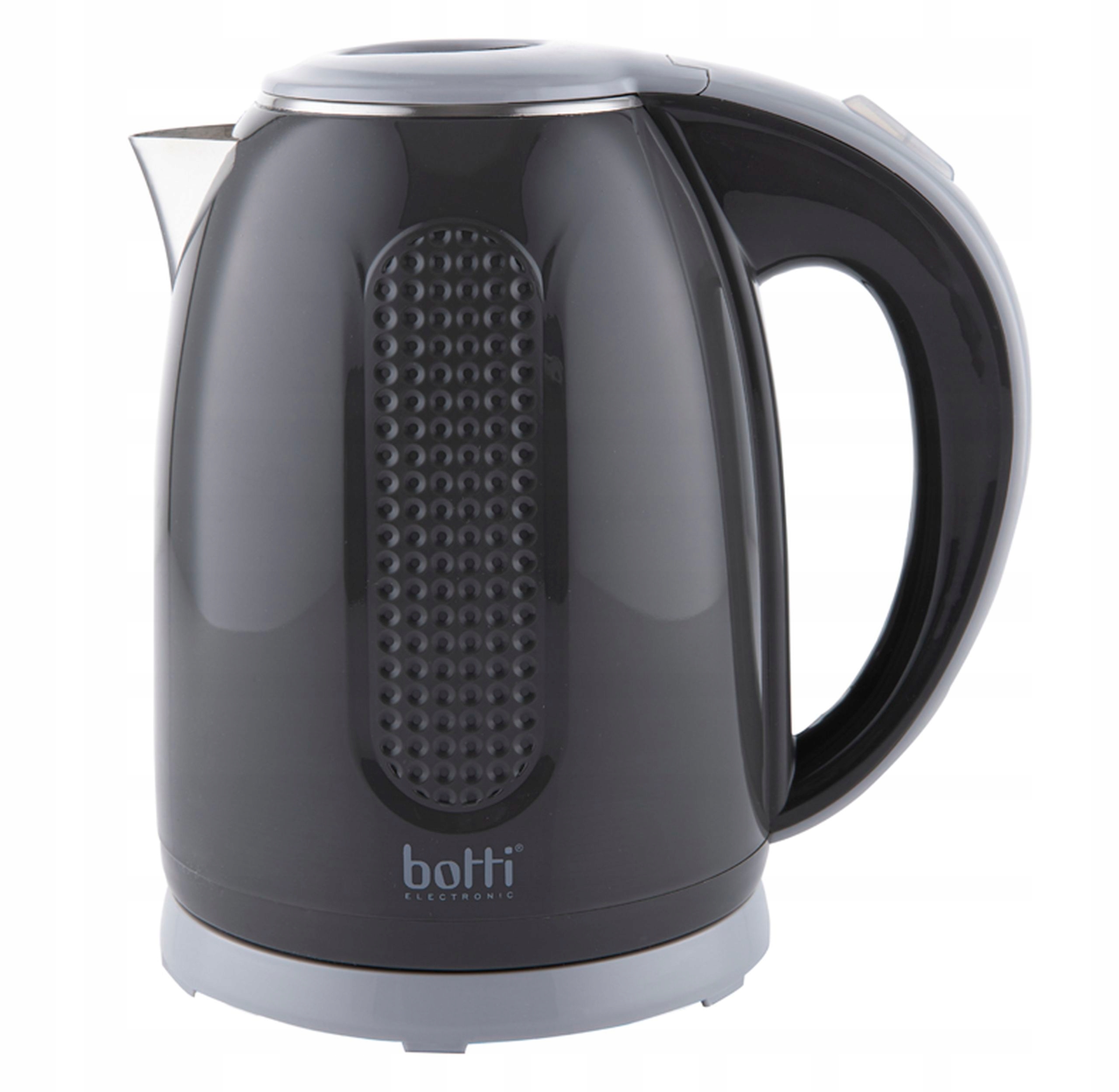 Elektrická varná konvice Botti Jacob HHB1769 Stříbrná/Šedá 1,7L 1850-2200W