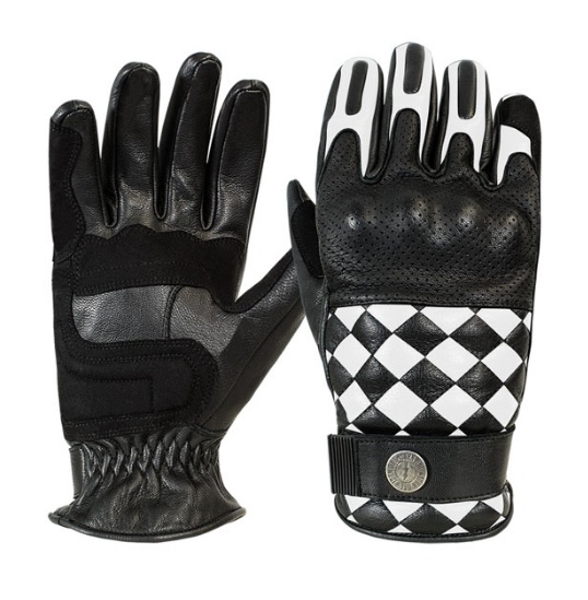 Rękawice motocyklowe JOHN DOE TRACKER RACE black/white XXL