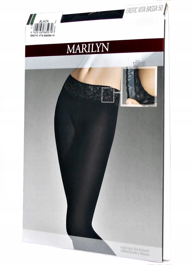 

Marilyn Rajstopy Erotic Vita Bassa 50 Den -r.4