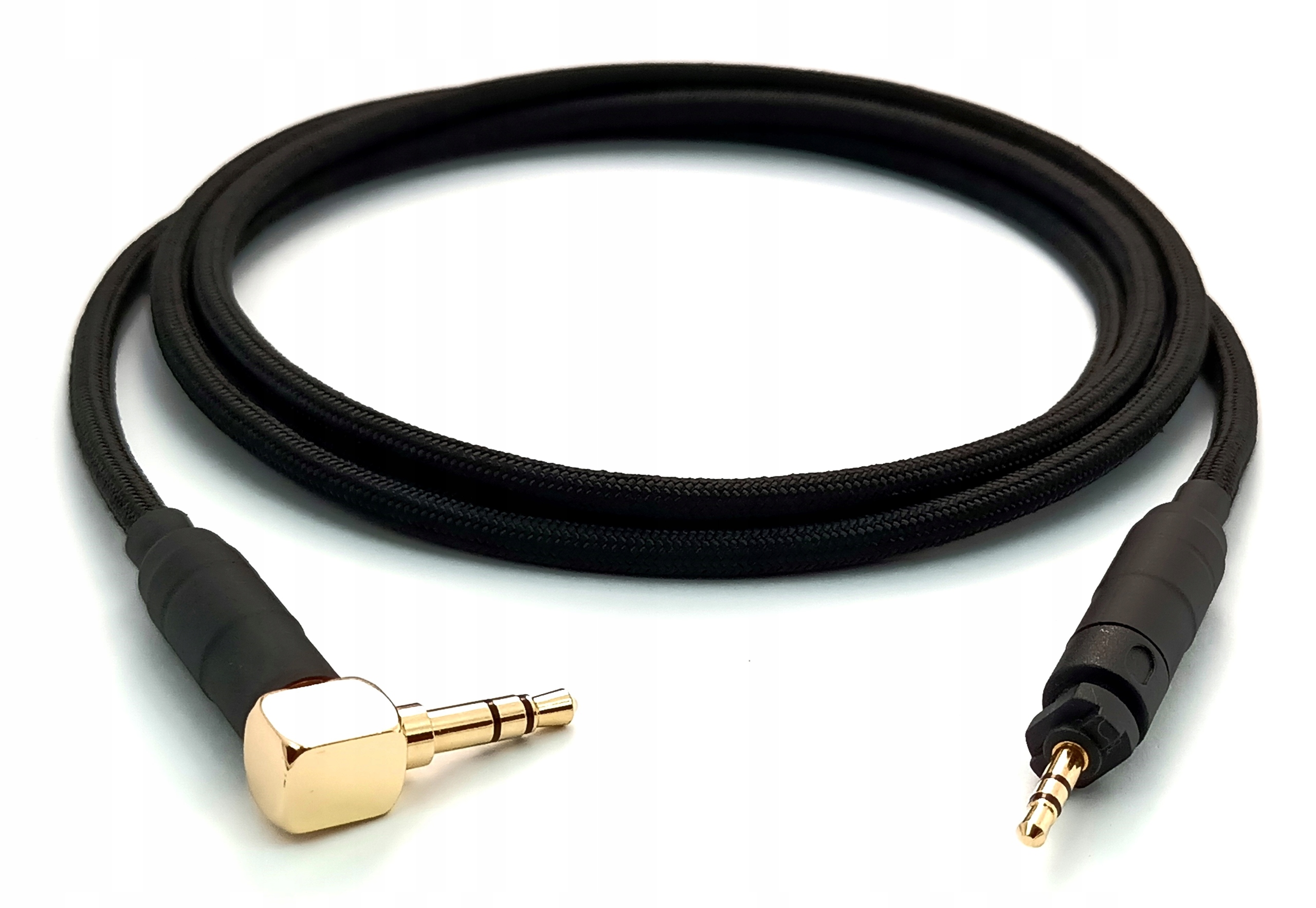 Kabel do słuchawek Shure ręcznie wykonany wtyk 3,5mm oplot