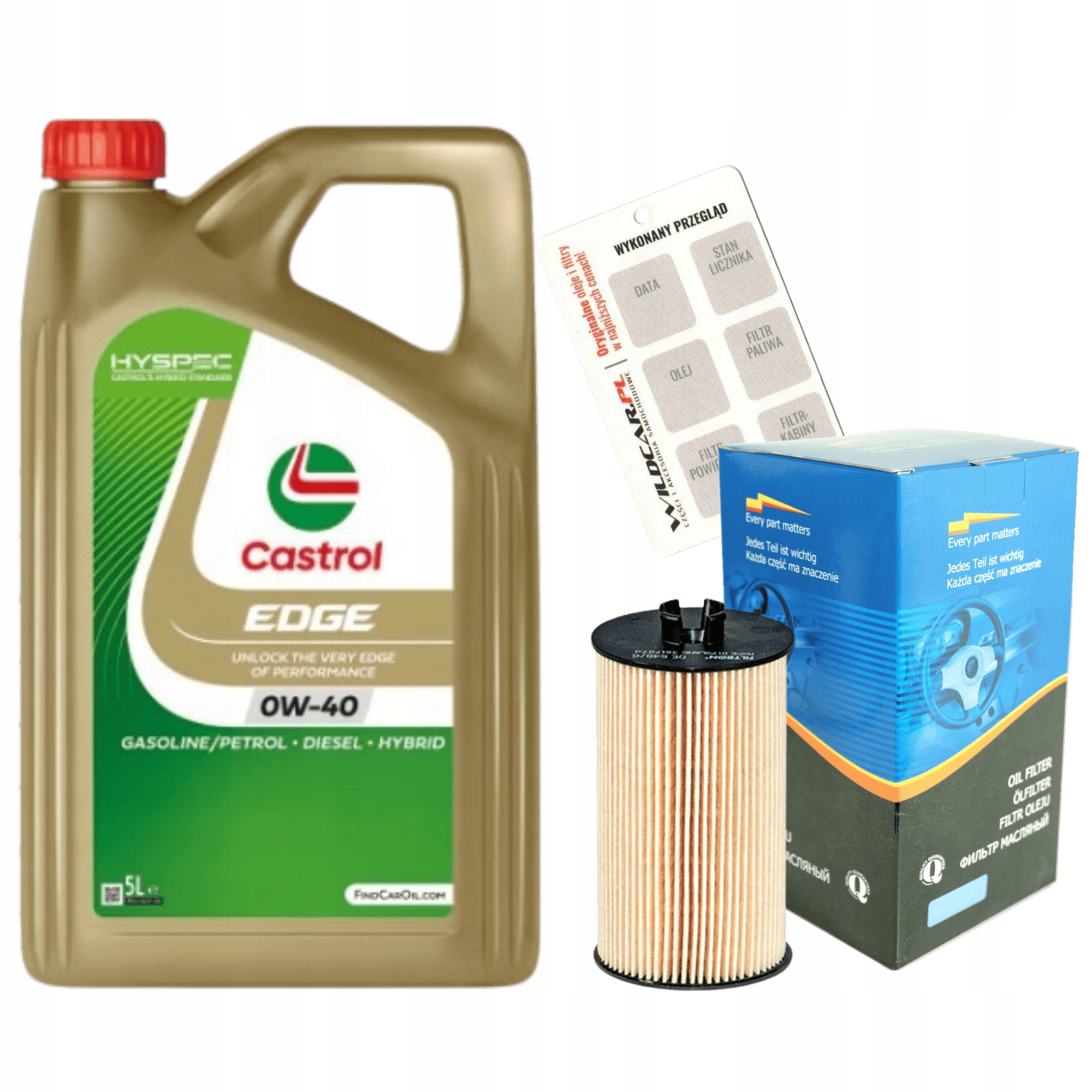 Olej 0W40 Filter Opel Zafira B C Mokka X 1.6 1.8