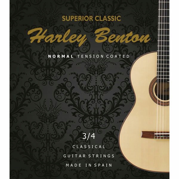 Struny do gitary klasycznej 3/4 Harley Benton Hqs Nt Powlekane Normal Tensi