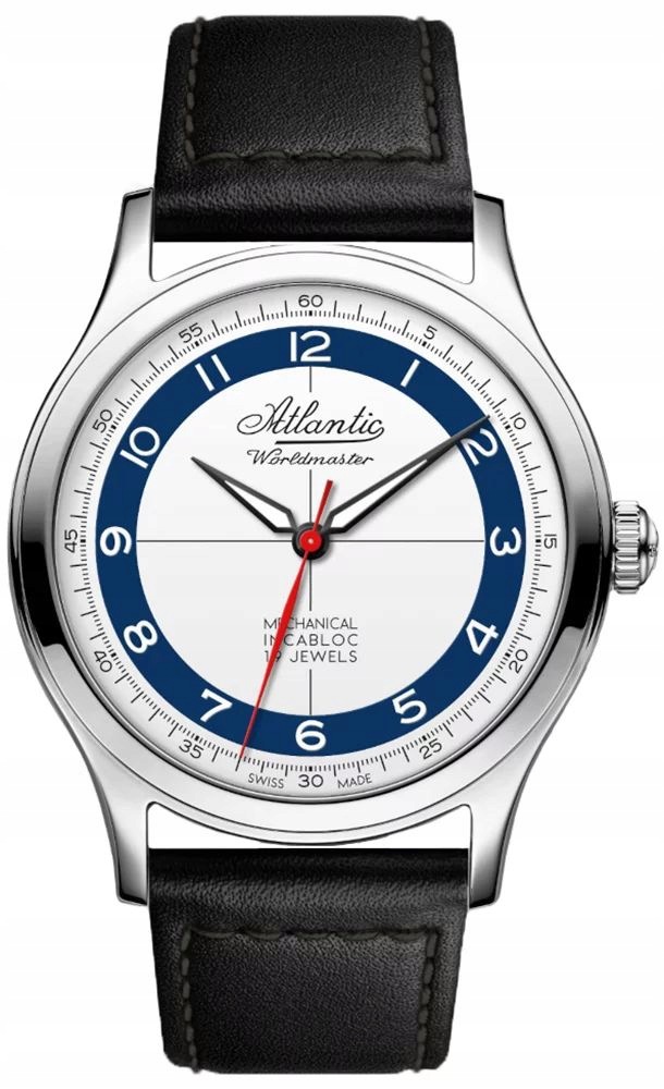 Atlantic Worldmaster Incabloc Mechanical 53680.41.13 39 mm WR50 SW210-1