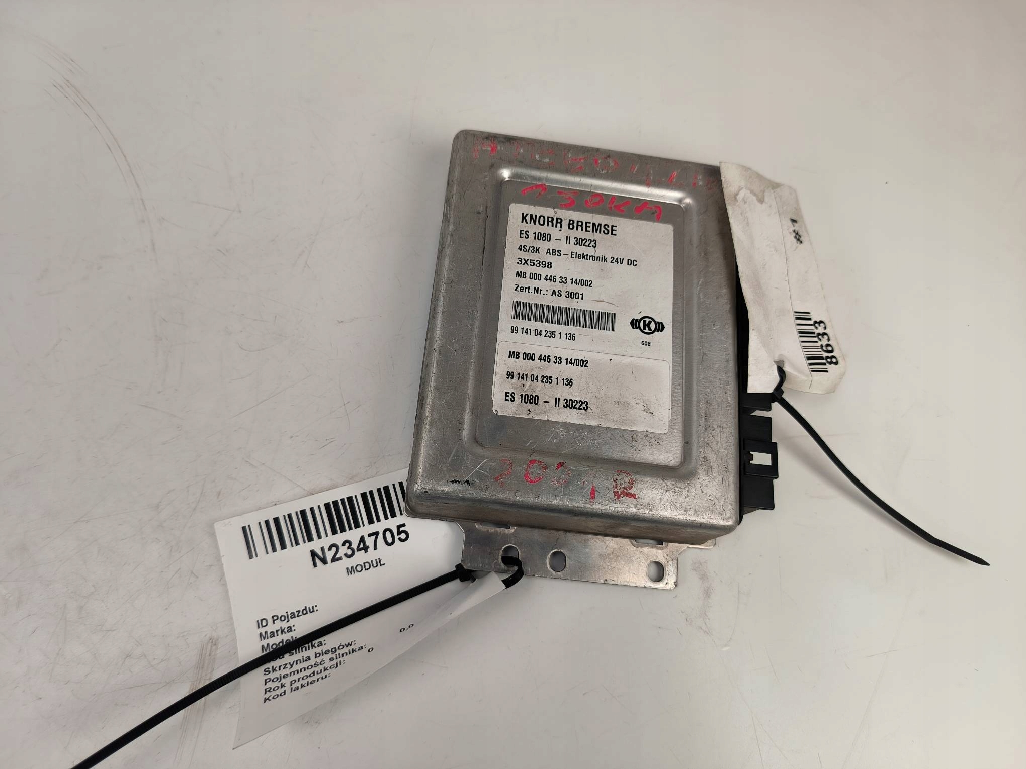 modul ABS HAMULCOW MB0004463314 MERCEDES ATEGO