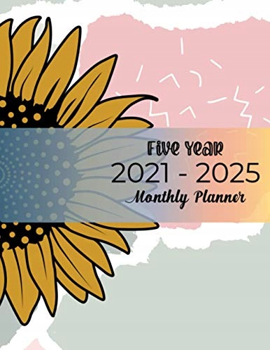 Publications, Vernon K. Five Year 2021 - 2025 Monthly Planner: 60 Months Pr