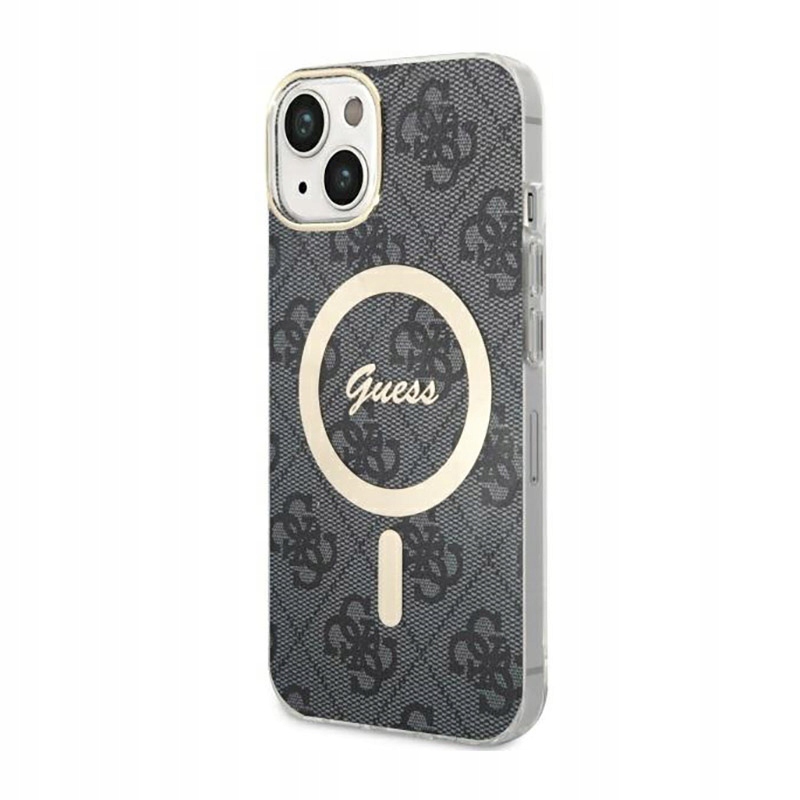 Guess 4G MagSafe – Pouzdro pro iPhone 14 (Černé)